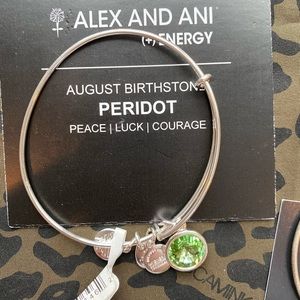NWT Alex and Ani August birthstone